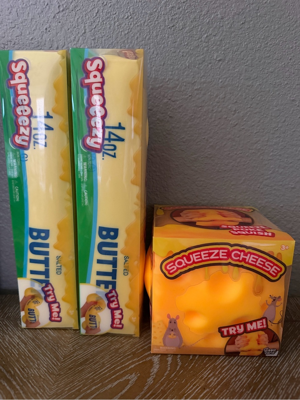 Squeeze Cheese plus butter